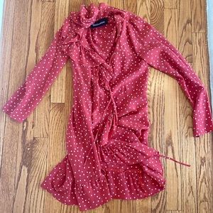 RÉALISATION PAR Alexandra red star dress